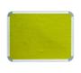 Parrot Info Board Aluminium Frame Yellow Felt 1800x1200mm