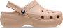 Classic Platform Clog Womens - Pink Caramel / W11