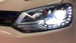 Vw Polo 6 Headlight GTI Style Halogen Chrome Set 2010+