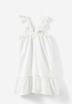 Cotton On Havana Flutter Sleeve Dress - White