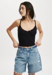 Cotton On Relaxed Denim Short - Blue Haze Rip