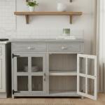 Juliana Rustic Kitchen Cabinet - World Of Rustic Frames