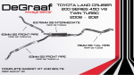 Toyota Land Cruiser 200 4.5D V8 Degraaf Bobw Performance Exhaust For
