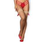 Obsessive - S808 Stockings Beige L xl
