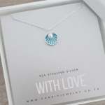 Marina 925 Sterling Silver Shell Necklace Size 9.8X10MM 45CM Chain