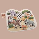 Wooden Safari Big 5 Chunky Puzzle