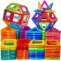 Magnetic Building Blocks Big Size STEM Toys Learning Educational Constructor Set Magnet Toys Birthday Gifts Christmas Halloween Gift
