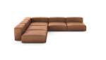 Five Module Corner Sofa - Leather - Brown - 346CM X 346CM