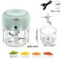 100/250ML USB Rechargeable Portable Electric Mini Garlic Chopper - For Chopping Garlic Ginger Chili Onion Meat