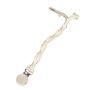 4AKID Natural Color Crochet Thin Baby Pacifier Clip