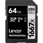 Lexar 1667X Sdxc Uhs II 64GB - LSD64GCB1667