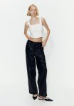 Square-neck Vest Top - White