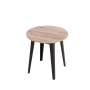 Holly Round Side Table - Blackwood