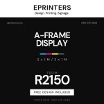 A-frame Display