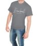 Premium Brb 00379 Printed Cotton T-Shirt Dove Grey 3XL