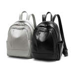 Ladies Pu Leather Double Strap Shoulder Bag CY169 - Grey