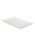 White Rectangular Ceramic Platter 39CM - None None