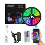 12V Smd 5050 Rgb LED Strip With 44-KEY Controller 10M
