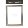 Large Wall Mirror 1000/800 Aurora