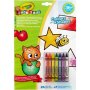 Crayola MINI Kids Colour & Shapes Activity Book + 8 Crayons