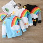 Rainbow Rain And Sunshine Pullover