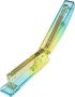Blue Yellow Gradient Acrylic Stapler Small Portable Desk Stapler For Home