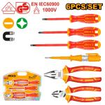 Ingco Vde Hand Tool Set 6 Piece