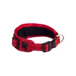 Rogz Padded Utility Dog Collar Classic - Red