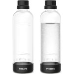 Philips Carbonating Bottles ADD910BKOQ 37 1L Twin Pack Reusable Pet Water Bottles Compatible Sparkling Water Maker 2 Pack For AD