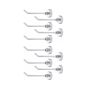 10 Piece Magnetic Hooks Key Hanging With No Trace And No Need For Punching