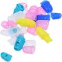 50PCS Silicone Guitar Fingertip Pointers Cut-resistant Finger Cots Guitar
