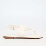 Siena 5 Flat Sandal - White - White 3