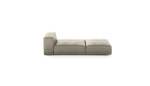 Lounger - Leather - Beige - 220CM X 105CM