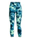 Women's Ua Meridian Print Ankle Leggings - Aqua Foam LG