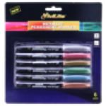 Metallic Permanent Markers 6-PACK