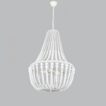 Grus Metal And Wood Chandelier