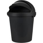 12L Fliptop Black Bin All Black