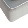 Faux Suede BED BASE WRAP - Rock - 3/4