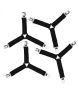 Adjustable Bed Sheet Fasteners 4-PACK Prevent Sheets&duvets From Shifting