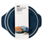 @home Home Discovery Blue Round Casserole Dish With Lid 30.5CM