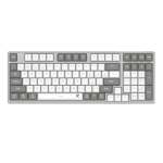 Redragon BK-7111 Scissor Key 2.4G Bt Wireless Keyboard Black White RD-BK-7111