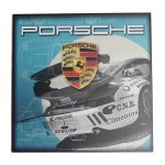 Automotive Art Board Porsche Small Square