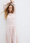 Boat-neck Top - Powder Pink
