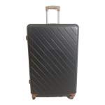 Smte 1 Piece Hard Outer Shell Luggage Premium Zt-black 22 Cm With Keychain