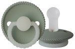 Silicone Glow In The Dark Rope Pacifier Size 2 - Sage