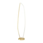 Vallerosa LED Aluminium Floor Lamp Brushed Brass