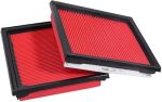 2-PACK Engine Air Filter Fit For Infiniti G35 G37 G25 Q60 Q40 EX35 EX37 QX50 Nissan 370Z 350Z Replace 16546JK20A