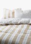 Henley Stripe 144TC Cotton Duvet Cover Set
