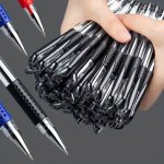 10PCS Gel Pens Set Black Blue Red Refill Gel Pen Bullet Tip 0.5MM School & Office Supplies Stationery Kawaii Accessories Station