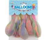Clear Balloons Filled With Feathers - Pack Of 5